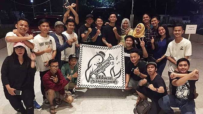 SKAwan Samarinda, komunitas yang eksis mengenalkan genre musik Ska di kalangan generasi muda Kota Tepian.