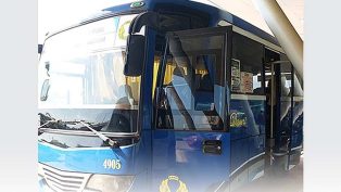 Salah satu Bus Damri di Samarinda. (foto: dok. Damri Kaltim)