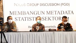 Focus Group Discussion (FGD) gelaran Diskominfo Kaltim dan Badan Pusat Statistik Kaltim. (foto: dok. Diskominfo Kaltim)