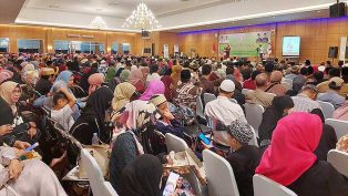 Sekitar 500 warga Sulsel hadir untuk kegiatan Halal bi Halal yang digelar oleh KKSS Kaltim, Kamis, 4 Mei 2023.