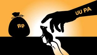 Ilustrasi UU Perampasan Aset.