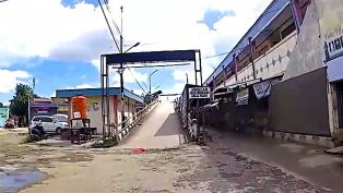 Jembatan Pasar Kedondong yang dikeluhkan warga.
