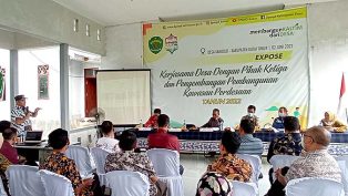 DPMPD Kaltim membangun kerja sama dengan pihak ketiga dalam rangka mendukung pembangunan pedesaan. (foto: Rizki Jaya)