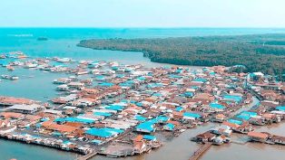 Sky View Kota Bontang. (foto: istimewa)