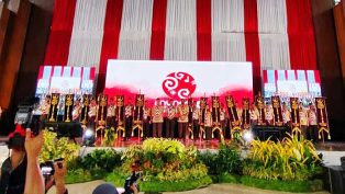 TUNAS KELAPA: Seluruh Kwarda se-Nasional berkumpul di Aceh. Ajang ini sekaligus mengumumkan prestasi Kwarda. (foto: dok. diskominfo kaltim)