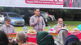 Agenda reses yang dilakukan Helmi Abdullah, Wakil Ketua DPRD Samarinda, di kawasan Samarinda Utara. (foto: ist)