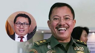 Mantan Menteri Kesehatan, Terawan Putranto. Insert: Ketua Umum Serikat Media Siber Indonesia, Firdaus. (foto: ist)