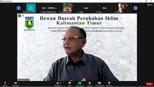 Prof. Dr. Deddy Ruchiyat, Ketua Harian DDPI Kaltim. (foto: tangkapan layar webinar)