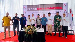 Peresmian kantor baru DPD PSI Samarinda.