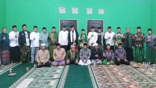 Kegiatan silaturrahim PWNU Kaltim dengan PCNU Kubar di Barong Tongkok, Ahad 18 Maret 2023.