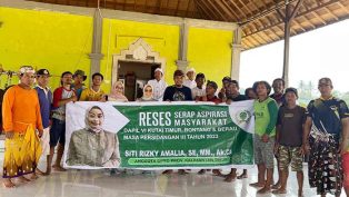 Kunjungan reses Siti Rizky Amalia di Desa Bumi Rapak, Kutai Timur. (foto: istimewa)
